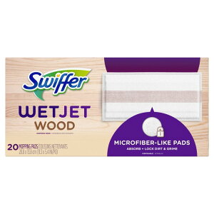 �X�E�B�b�t�@�[ �E�F�b�g�W�F�b�g �؏��p�����p�b�h ������ 20�� Swiffer Wet Jet Wood Pad Refills, Unscented, 20 Count �y�����񂹏��i�z