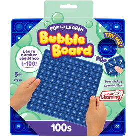 ジュニアラーニング 1〜100 両面バブルボード 約20.3cm 5〜10歳 Junior Learning 100's Double-Sided Bubble Board, 8-Inch, Ages 5-10 【お取り寄せ商品】
