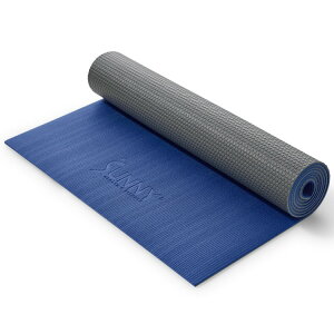 �T�j�[�w���X���t�B�b�g�l�X ����2�F ����~�߃G�N�T�T�C�Y���K�}�b�g �u���[ Sunny Health & Fitness Anti-Slip Dual Color Exercise Yoga Mat (Blue) - SF-EM02-BU �y�����񂹏��i�z