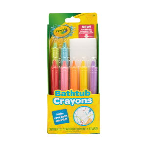 �N������ ���ӂ�N������ ������t�� 8�s�[�X Crayola Bath Crayons with Eraser 8-Piece Set �y�����񂹏��i�z