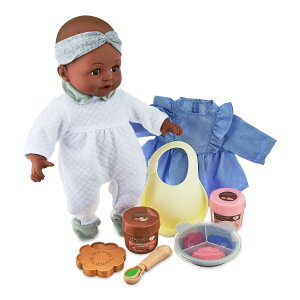 �}�C�X�E�B�[�g���u �H���������x�r�[�h�[�� ��35.6cm �Z�����F My Sweet Love Feeding Time Doll Gift Set, 14-Inch, Dark Skin Tone �y�����񂹏��i�z