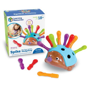 ���[�j���O���\�[�V�Y �X�p�C�N �w��V�уn���l�Y�~ �j12�{ 18�����ȏ� Learning Resources Spike Fine Motor Hedgehog with 12 Quills, 18 Months+ �y�����񂹏��i�z