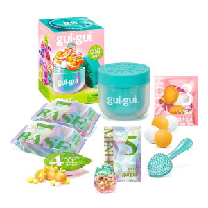 �O�C�O�C �t���[�e�B�[�O���E �O���X ����t��������X���C���L�b�g 6�Έȏ� Gui Gui Fruity Glow Gloss Ultra-Shiny Scented Slime Kit, Ages 6+ �y�����񂹏��i�z