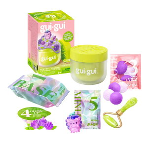 �O�C�O�C �t���[�e�B�[�O���E �N���A ����t�������X���C���L�b�g 6�Έȏ� Gui Gui Fruity Glow Clear Glassy Scented Slime Kit, Ages 6+ �y�����񂹏��i�z