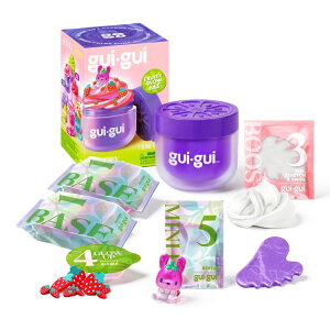 �O�C�O�C �t���[�e�B�[�O���E �o�^�[ ����t���X���C���L�b�g 6�Έȏ� Gui Gui Fruity Glow Butter Scented Slime Kit, Ages 6+ �y�����񂹏��i�z