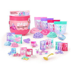 �O�C�O�C ���K�X���C���z�[�� ����t���X���C��5�� 50�_�ȏ� 6�Έȏ� Gui Gui Mega Slime Haul, 50+ Pieces, 5 Scented Slimes, Ages 6+ �y�����񂹏��i�z