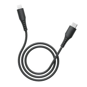 �I�� Lightning to USB-C�P�[�u�� ��1.8m �u���b�N onn 6ft Lightning to USB-C Soft-touch Braided Charging Cable, MFi Certified, Fast Chargi �y�����񂹏��i�z