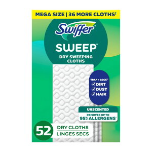 �X�E�B�b�t�@�[ �w�A�}�O�l�b�g �����V�[�g ������ 52�� Swiffer Hair Magnet Refills, Unscented, 52 Count �y�����񂹏��i�z