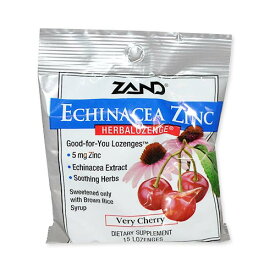 エキナセア亜鉛 15粒 錠剤 ZAND (ザンド) のど 味覚 イライラ 亜鉛 サクランボ味