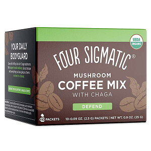 �}�b�V�����[���R�[�q�[�~�b�N�X �`���[�K���� 10�� �e2.5 g (0.09oz) FOUR SIGMATIC (�V�O�}�e�B�b�N) MUSHROOM COFFEE MIX WITH CHAGA 10Packs 2.5 g 0.09oz FOUR SIGMATIC