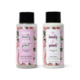 Love Beauty and Planet ムルムルバター&ローズ カラーケアシャンプー&コンディショナーセット 各400ml (13.5oz) ラブビューティーアンドプラネット