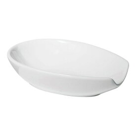 【在庫限り】Oggi セラミックスプーンレスト スプーン置き 白 ホワイト