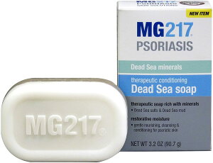 yő2000~OFFN[|zMG217 C̃~l Ό 90.7g (3.2oz) MG217 Psoriasis Dead Sea Mud and Salt Dual Bar Soap - with Aloe and Vitamin E 3.2ozy񂹏izy킹Ĕz
