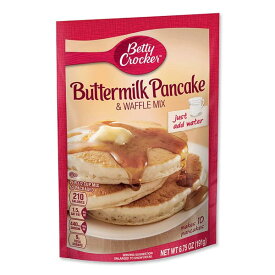 ベティクロッカー バターミルクパンケーキミックス 6.75oz(約191g) Betty Crocker Buttermilk Pancake Mix ホットケーキミックス 常温食品 常温保存 備蓄 [海外直送] アメリカ版 米国
