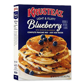 クラスティーズ パンケーキミックス ブルーベリー 714g Krusteaz Light &amp; Fluffy Complete Pancake Mix Blueberry 常温食品 常温保存 備蓄 [海外直送] アメリカ版 米国