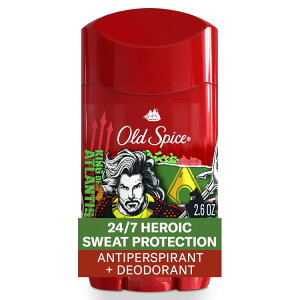 I[hXpCX Y fIhgXeBbN ANA}R{ tbVI[VV[Xg[̍ 73g Old Spice Antiperspirant Deodorant for Men, Aquaman, Fresh Ocean and Seastorm Scent, 2.6 oz y
