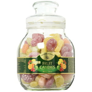 �J�x���f�B�b�V�����n�[�x�C �t���[�c�n�[�h�L�����f�B�h���b�v�X 966g �r Cavendish & Harvey Fruit Hard Candy Drops 34 Ounce Jar �y�����񂹏��i�z