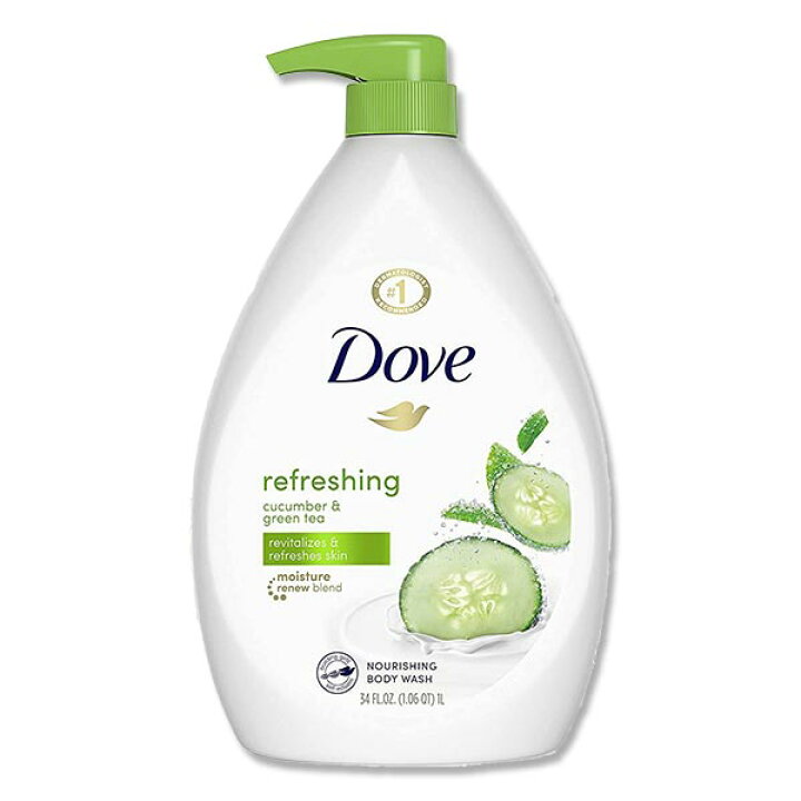 楽天市場 ダヴ リフレッシング ボディウォッシュ キューカンバー グリーンティー 1l 1000ml 34floz Dove Refreshing Body Wash Cucumber And Green Tea 34oz ダブ 海外 ボディソープ アメリカ リフレッシュ California Life