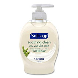 ソフトソープ モイスチャライジング リキッドハンドソープ スージングクリーン アロエの香り 221ml (7.5floz) Softsoap Moisturizing Liquid Hand Soap Soothing Clean Aloe Vera 海外 定番 ハンドウォッシュ