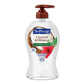 ソフトソープ ハイドレイティング リキッドハンドソープ ココナッツ＆ハイビスカス 332ml(11.25floz) Softsoap Hydrating Liquid Hand Soap ハンドウォッシュ