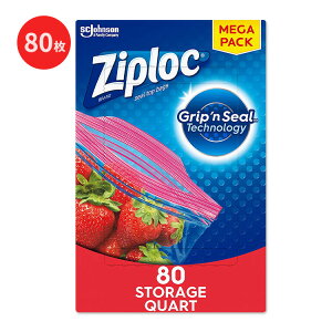 yő2000~OFFN[|zWbvbN t[hXg[W Hiۑ Wbp[t ~fBA 80 Ziploc Quart Food Storage Bags SCJohnson  Hi   ֗ ʕ    NHi N