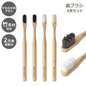 yő2000~OFFN[|z_gD | Y uV ɍז \tg GR 4{Zbg Daletu Bamboo Toothbrush