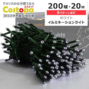 yő2000~OFFN[|zNX}X LED C~l[V Cg 200 20M zCg HOME LIGHTING 200 LED 66FT Illumination Lights fR K[f  peBI oRj[ tFX  O