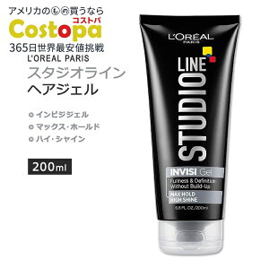 yő2000~OFFN[|zAp X^WIC CrWWF wAWF }bNXz[h nCVC 200ml (6.8floz) L'Oreal Paris STUDIO LINE Invisi Gel X^COWF wAX^C