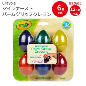 yAJtFAzN }Ct@[Xg p[Obv N 6 Crayola My First Palm Grip Crayons 12ȏ 6F c ʂ肦 G Fh