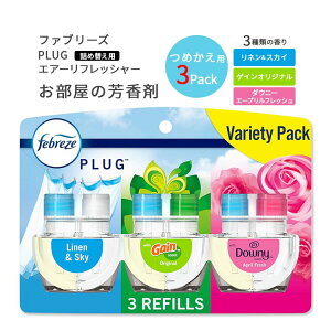 yő2000~OFFN[|zt@u[Y vO F l&XJC QCIWi _Ej[GCvtbV ̍ lߑւp tB 26ml×3pbN Febreze PLUG Air Freshener 3ނ