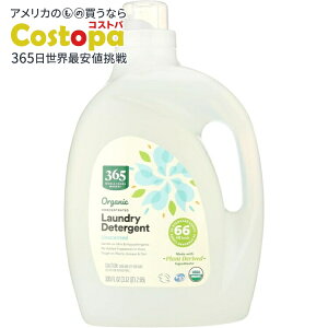 yő2000~OFFN[|zz[t[Y}[Pbg I[KjbN܁i66 񕪁j  2.95L Whole Foods Market, Organic Laundry Detergent (66 HE Loads), Unscented, 100 Fl Ozy񂹏izy킹