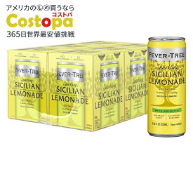 フィーバーツリー スパークリング シチリア レモネード 250 ML 24缶セット Fever Tree Sparkling Sicilian Lemonade - Premium Mixer 250 ML Cans - Pack of 24 【お取り寄せ商品】【合わせて買いたい】