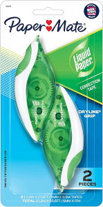 yAJtFAzy[p[Cg Lbhy[p[hCC Ce[v 2 Paper Mate Liquid Paper DryLine Grip Correction White Tape, 2 County񂹏izy킹Ĕz