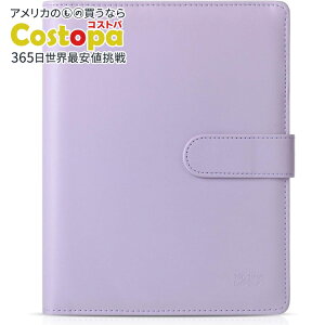 【アメリカフェア】Mr.ペン レザーリングバインダー 6リング A5 パープル Mr. Pen Planner Binder 6 Ring, Leather Ring Binder, Refillable Notebook Binder (A5, Purple)【お取り寄せ商品】【合わせて買いたい】