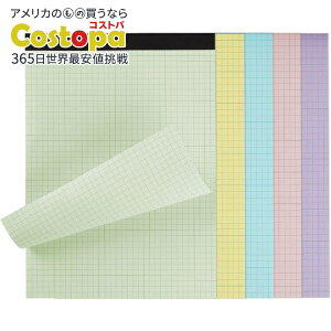 【アメリカフェア】Mr.ペン グラフ用紙 方眼紙 パステルカラー 50枚 Mr. Pen- Pastel Graph Paper, 1 Pad, 11x8.5, 4x4 【お取り寄せ商品】【合わせて買いたい】