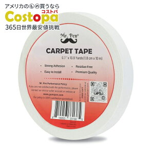 yAJtFAzMr.y ʃJ[ybge[v zCg Mr. Pen- Double Sided Carpet Tape, 0.7 inch x 10.9 Yardy񂹏izy킹Ĕz