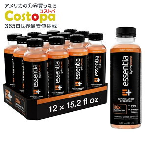 �G�b�Z���e�B�A�E�H�[�^�[LLC �����{�g������E�H�[�^�[ 450mL 12�{ �s�[�`�}���S�[ Essentia Water LLCHydroboost Enhanced Bottled Water, Peach Mango 15.2 fl. oz.�y�����񂹏��i�z�y���킹�Ĕ��������z