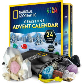 【最大2000円OFFクーポン】ナショナル ジオグラフィック ジェムストーン アドベント カレンダー 24個 NATIONAL GEOGRAPHIC Gemstone Advent Calendar 24 Gemstones【お取り寄せ商品】【合わせて買いたい】