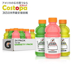 �Q�[�^���[�h �[�� �L�b�Y �o���G�e�B�p�b�N (�A�b�v���A�X�C�J�A���������C��) 355ml (12 fl oz) 24�{�p�b�N Gatorade Zero Kids Variety Pack, (Apple, Watermelon, Lemon Lime), 12 Fl Oz (Pack of 24) �y�����񂹏��i�z