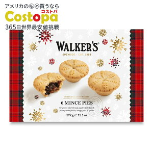 �E�H�[�J�[�Y �~���X�p�C - 6����i3�p�b�N�j�@Walker�fs Mince Pies -6 Count (Pack of 3) - Luxury Holiday Treats and Dessert from Scotland �y�����񂹏��i�z�y���킹�Ĕ��������z