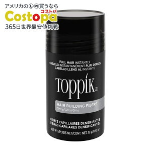 yő2000~OFFN[|zgbsN wArfBOt@Co[ O[ 12g Toppik Hair Building Fibers Gray 12gy񂹏izy킹Ĕz