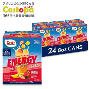 yő2000~OFFN[|zh[ GiW[ fBCg t[o[ t[c W[X hN }S[ Xgx[ 4i24ʁj Dole Energy Delight Flavored Fruit Juice Drink, Mango Strawberryy