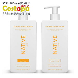 yő2000~OFFN[|zlCeBu XgOXjO Vv[&RfBVi[ A[h&VAo^[ 487ml Native Strengthening Shampoo and Conditioner Almond & Shea Buttery񂹏izy