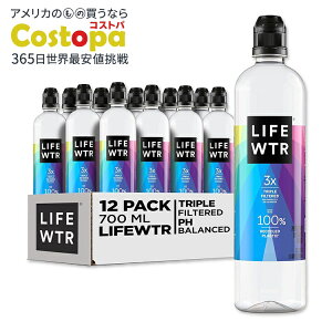 yő2000~OFFN[|zLIFEWTR v~A 23.7 tʃIX tbv Lbv {gA700 mL 12{Zbg LIFEWTR Premium Purified Water, pH Balanced with Electrolytes 700 mL (Pack of 12) y񂹏i