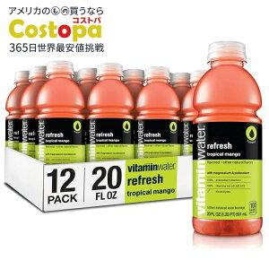 r^~EH[^[ tbV d r^~ gsJ}S[hN 20 tʃIX 12{ vitaminwater refresh electrolyte enhanced water tropical mango drinks 20 fl oz 12 Pack y