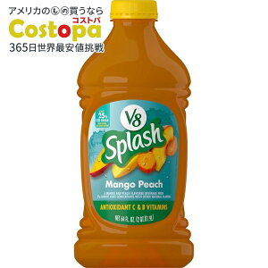 yő2000~OFFN[|zV8 XvbV }S[s[` t[o[ W[X Splash Mango Peach Flavored Juice Beverage, 64 fl oz Bottle y񂹏izy킹Ĕz