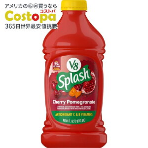 yő2000~OFFN[|zV8 XvbV `F[ UN t[o[ W[X Splash Cherry Pomegranate Flavored Juice Beverage, 64 FL OZ Bottle y񂹏izy킹Ĕz