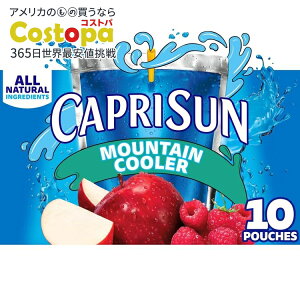 Jv T}Ee N[[ i`t[o[ t[cW[X hN 177ml×10{bNX pE` Capri Sun Mountain Cooler Naturally Flavored Fruit Juice Drink, 10 ct Box, 6 fl oz Pouches y