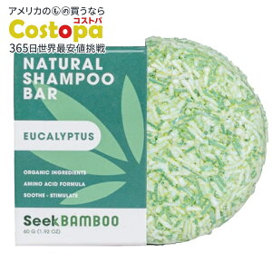 �V�[�N�o���u�[ ���C�X�V�����v�[�o�[ ���[�J�� 91g Seek Bamboo -Natural Shampoo Bar Eucalyptus 3.2oz �y�����񂹏��i�z�y���킹�Ĕ��������z