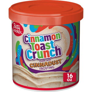 �x�e�B�N���b�J�[ �V�i�����g�[�X�g�N�����`�t���X�e�B���O �O���e���t���[ 453g Betty Crocker Cinnamon Toast Crunch Frosting, Gluten Free, 16 oz �y�����񂹏��i�z